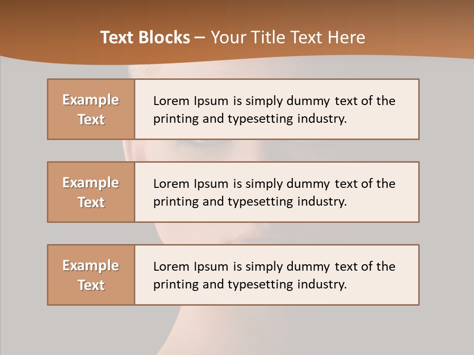 Care Face Cosmetics PowerPoint Template