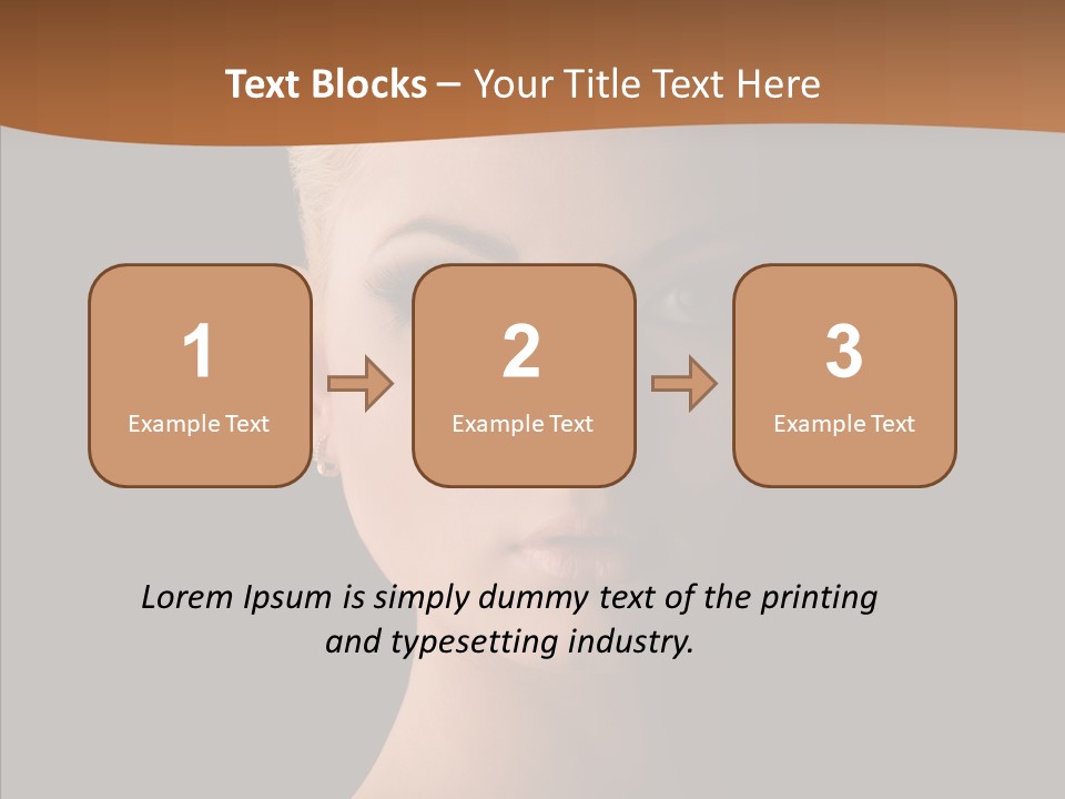 Care Face Cosmetics PowerPoint Template