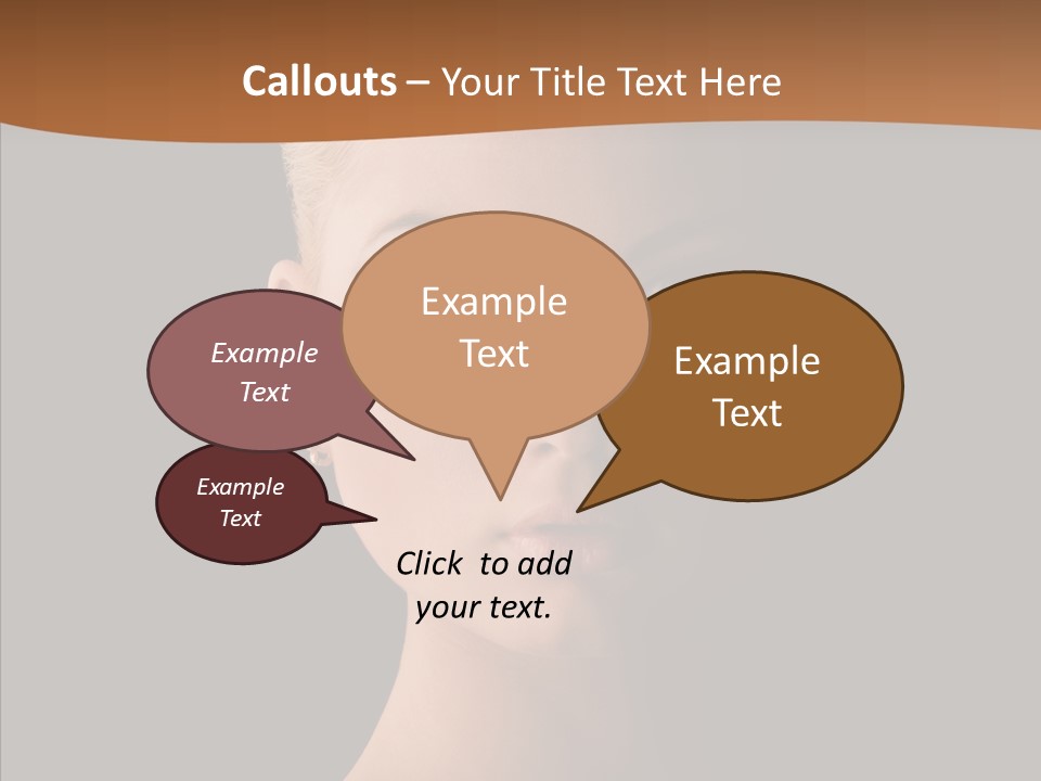 Care Face Cosmetics PowerPoint Template