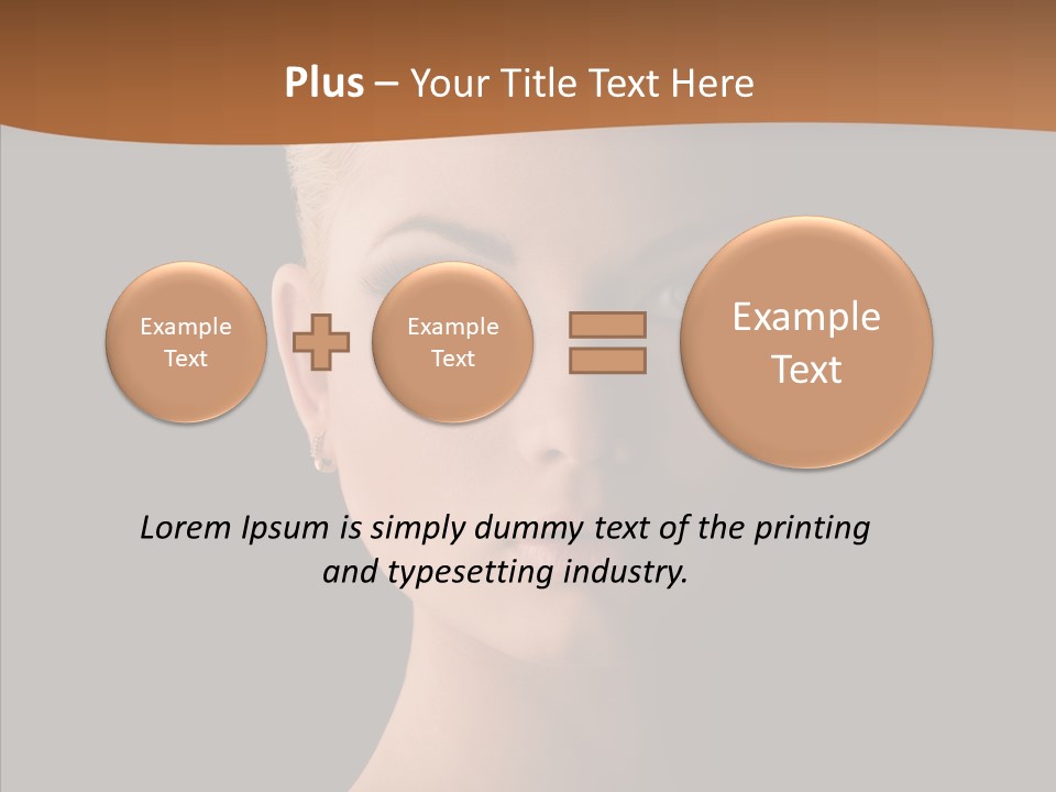Care Face Cosmetics PowerPoint Template