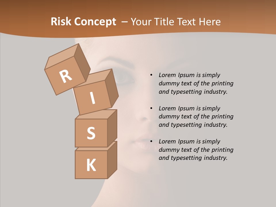 Care Face Cosmetics PowerPoint Template