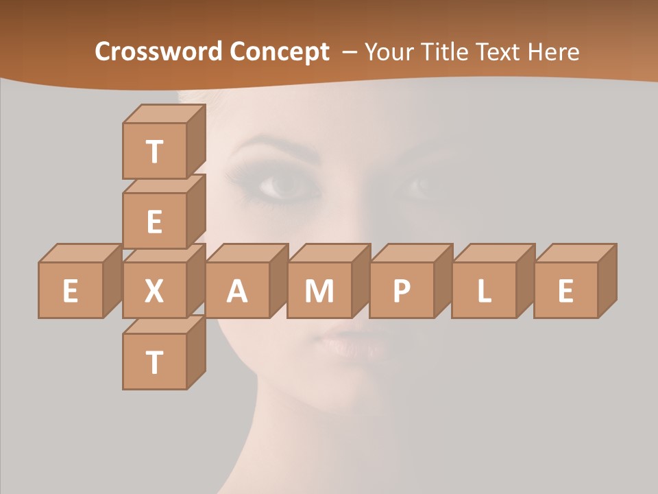 Care Face Cosmetics PowerPoint Template