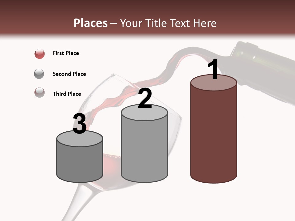 Beverage Background Wave PowerPoint Template