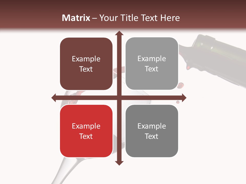 Beverage Background Wave PowerPoint Template