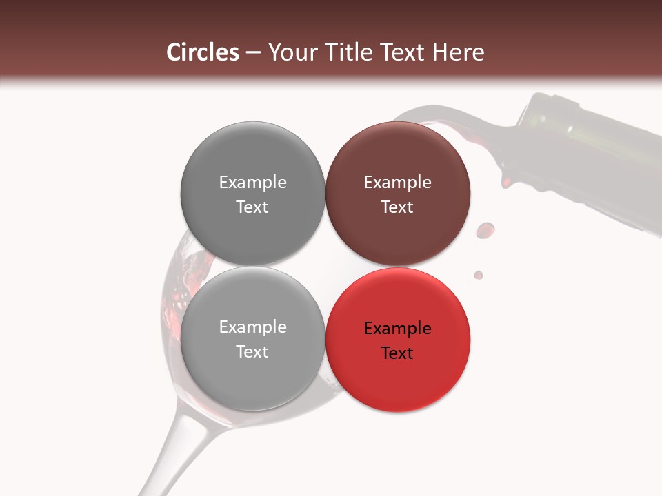 Beverage Background Wave PowerPoint Template