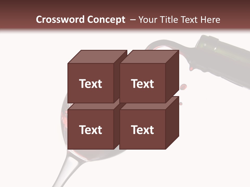 Beverage Background Wave PowerPoint Template