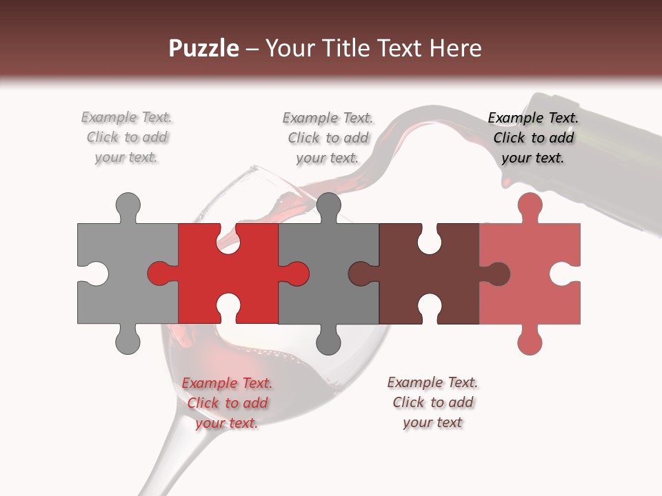 Beverage Background Wave PowerPoint Template