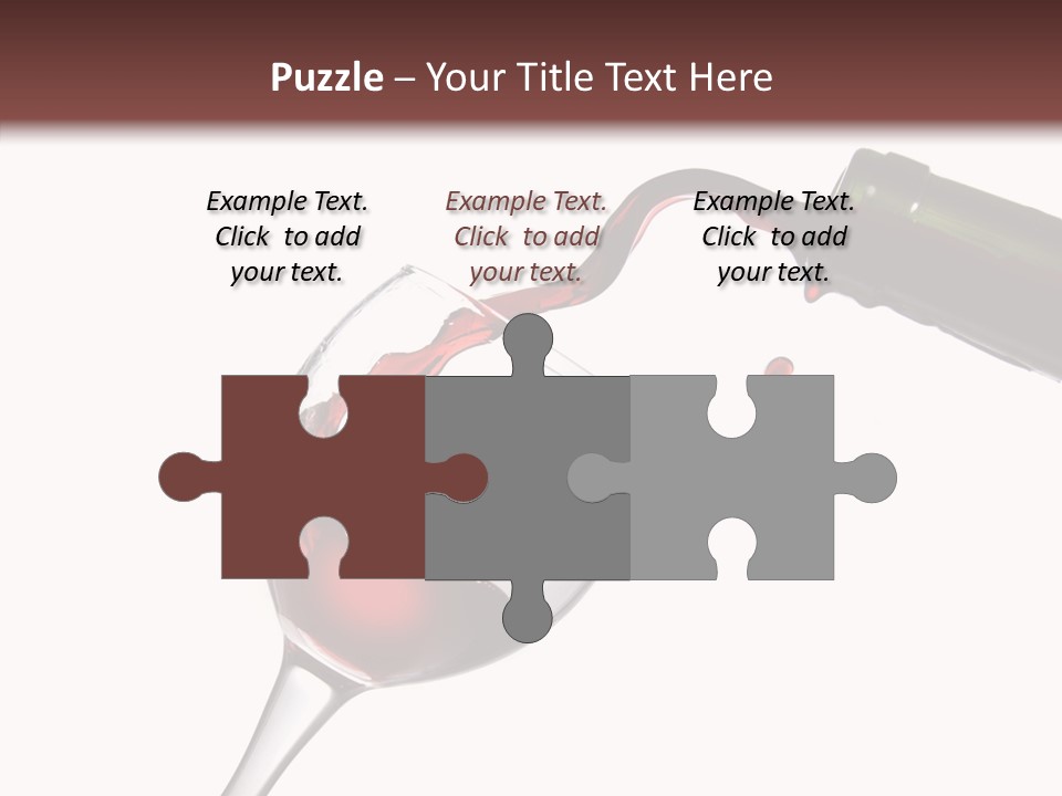 Beverage Background Wave PowerPoint Template