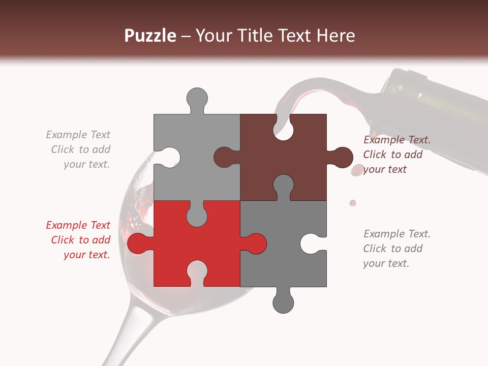 Beverage Background Wave PowerPoint Template