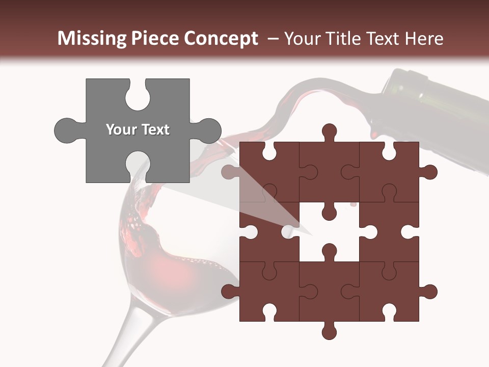 Beverage Background Wave PowerPoint Template