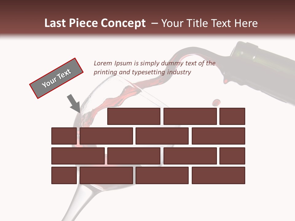 Beverage Background Wave PowerPoint Template