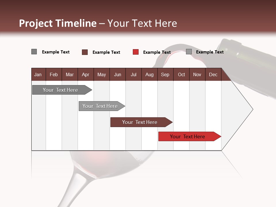 Beverage Background Wave PowerPoint Template