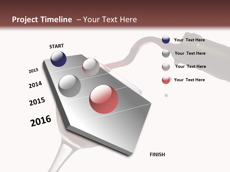 Beverage Background Wave PowerPoint Template