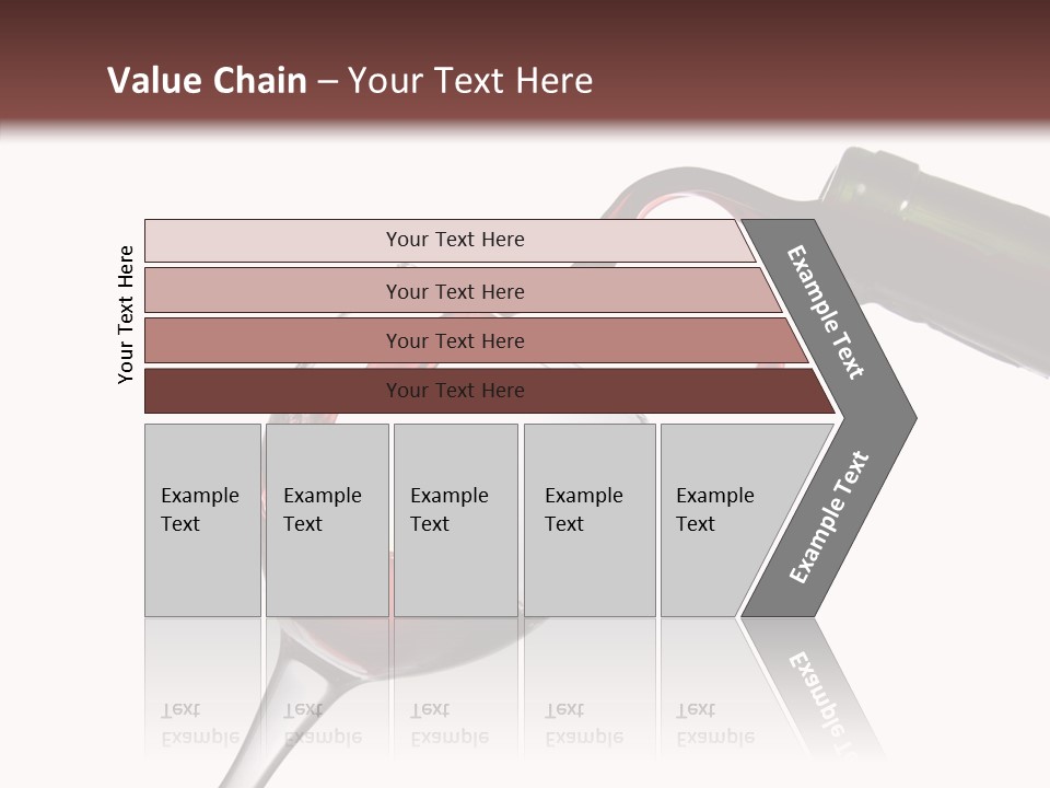 Beverage Background Wave PowerPoint Template