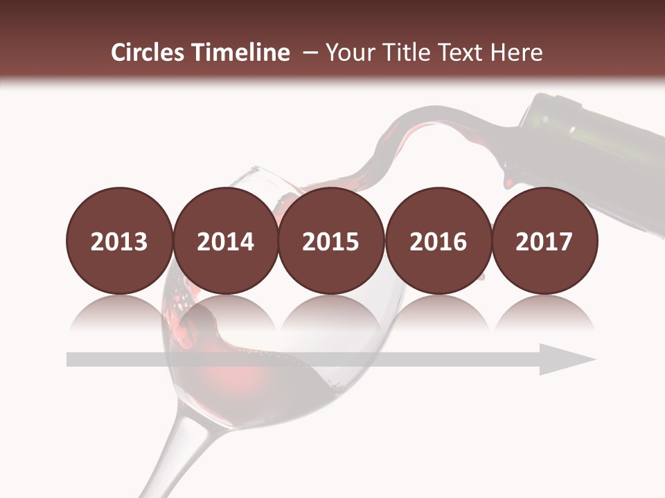 Beverage Background Wave PowerPoint Template