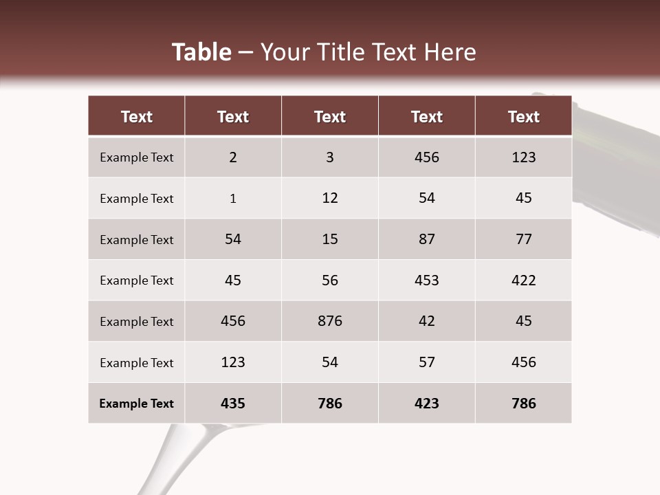 Beverage Background Wave PowerPoint Template
