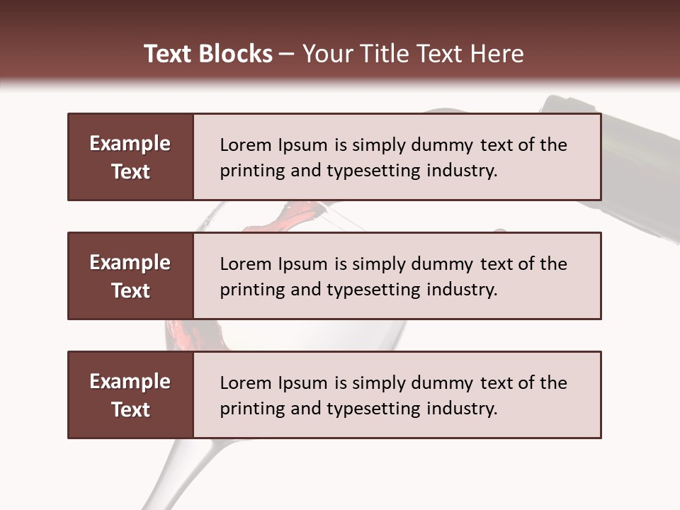 Beverage Background Wave PowerPoint Template