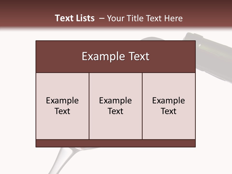 Beverage Background Wave PowerPoint Template