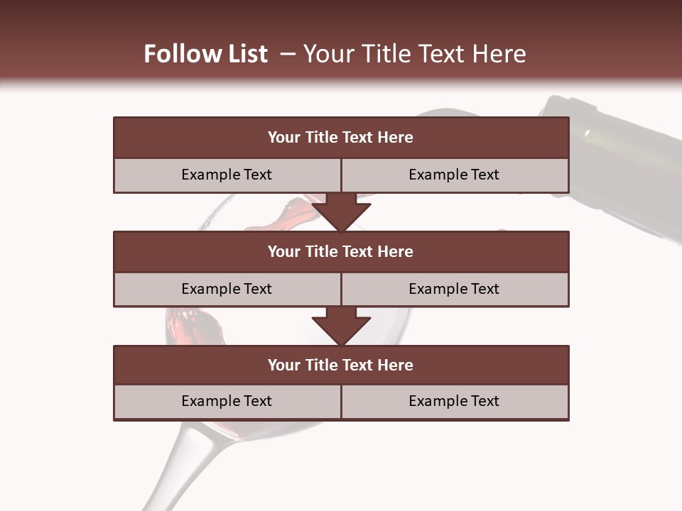 Beverage Background Wave PowerPoint Template