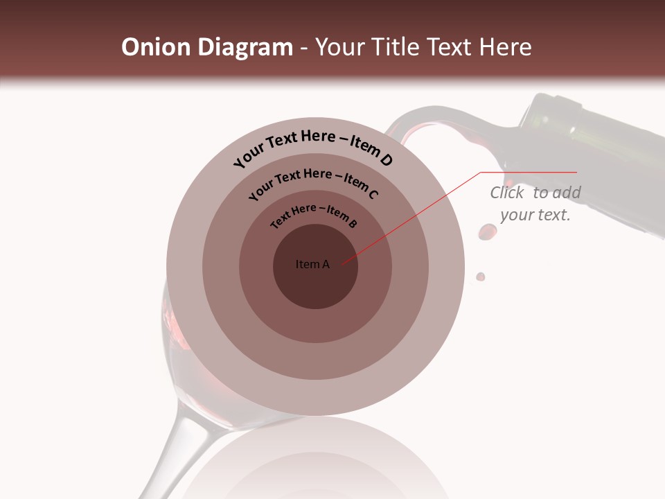 Beverage Background Wave PowerPoint Template