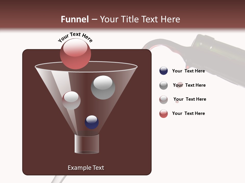 Beverage Background Wave PowerPoint Template