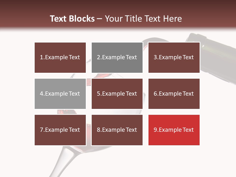 Beverage Background Wave PowerPoint Template