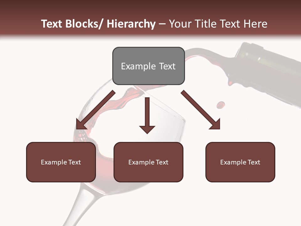 Beverage Background Wave PowerPoint Template