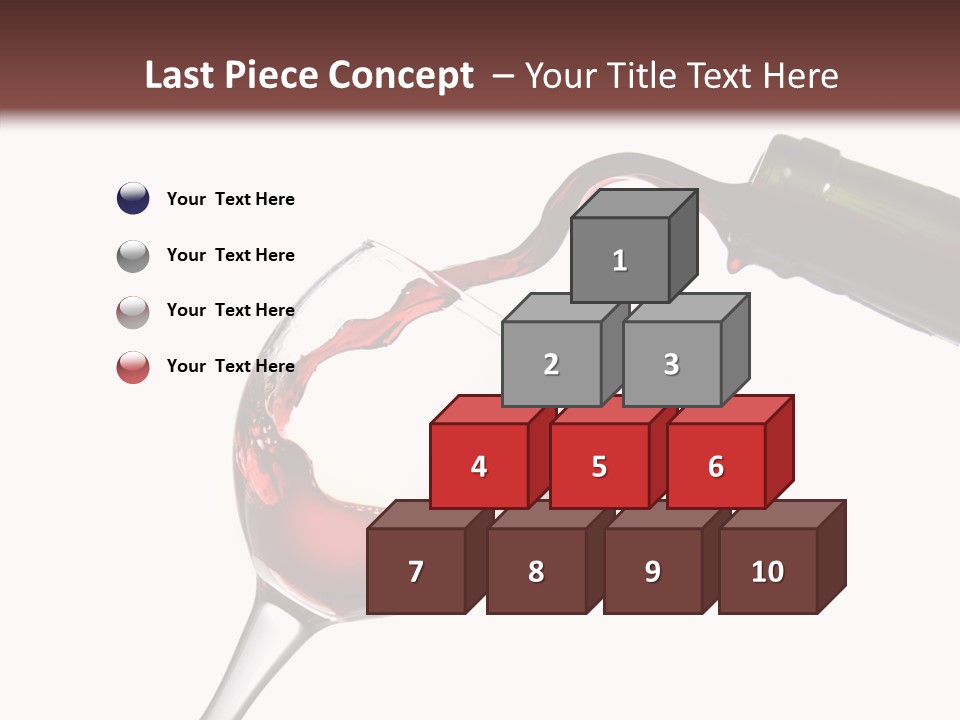 Beverage Background Wave PowerPoint Template