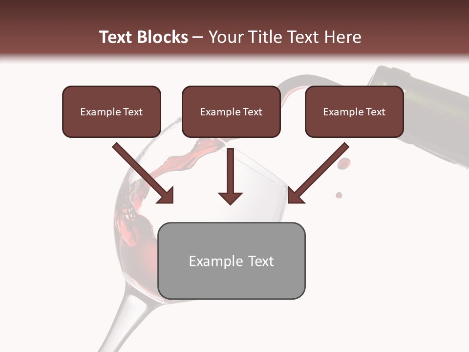 Beverage Background Wave PowerPoint Template