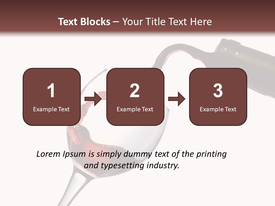 Beverage Background Wave PowerPoint Template