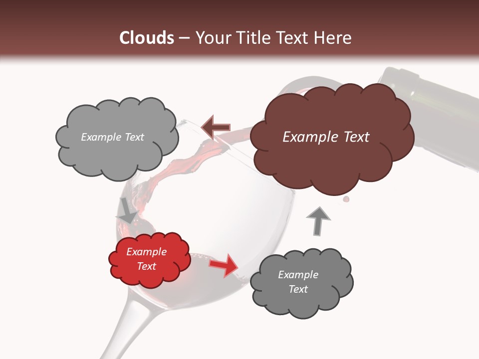 Beverage Background Wave PowerPoint Template