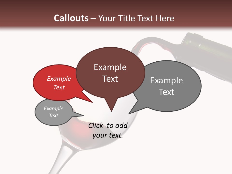 Beverage Background Wave PowerPoint Template