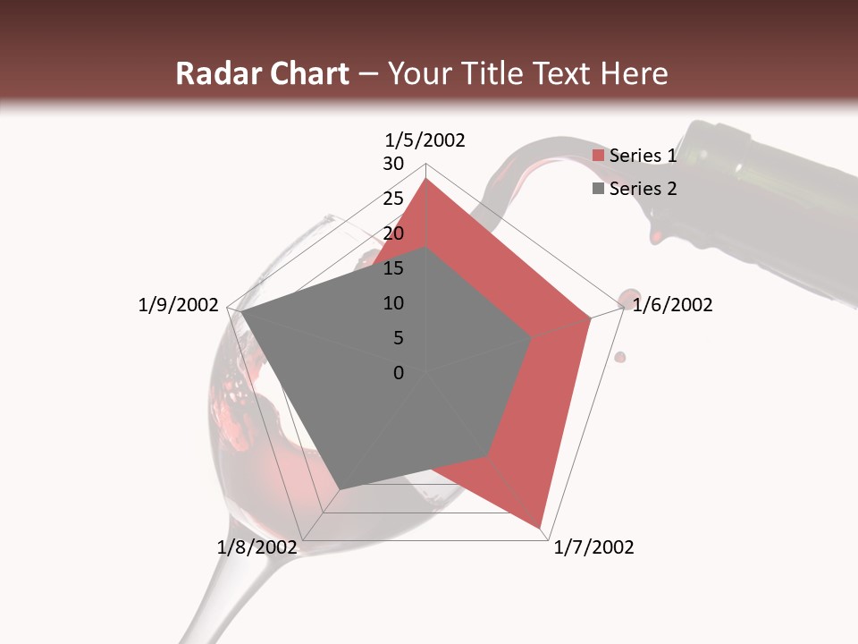 Beverage Background Wave PowerPoint Template