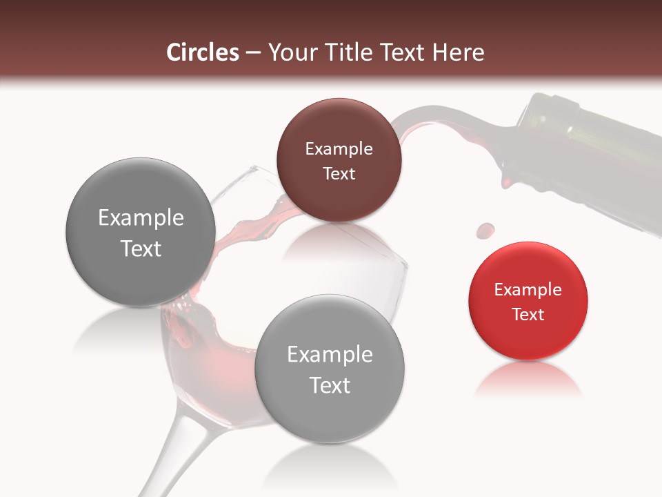 Beverage Background Wave PowerPoint Template