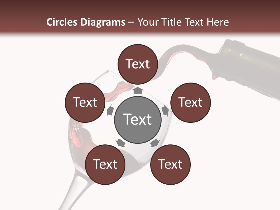 Beverage Background Wave PowerPoint Template