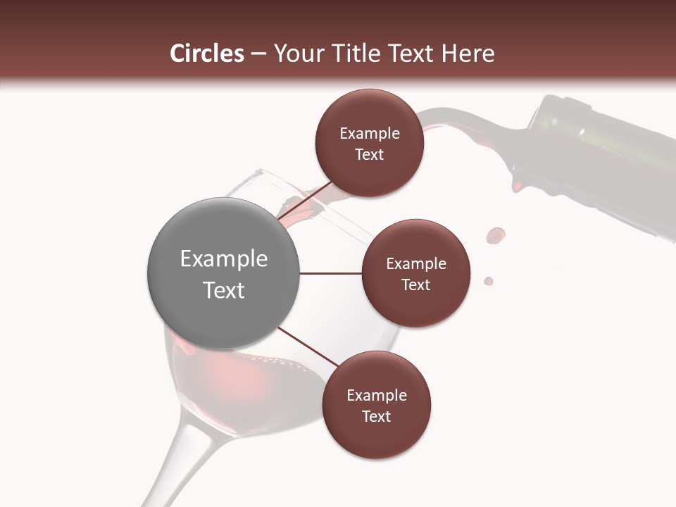 Beverage Background Wave PowerPoint Template