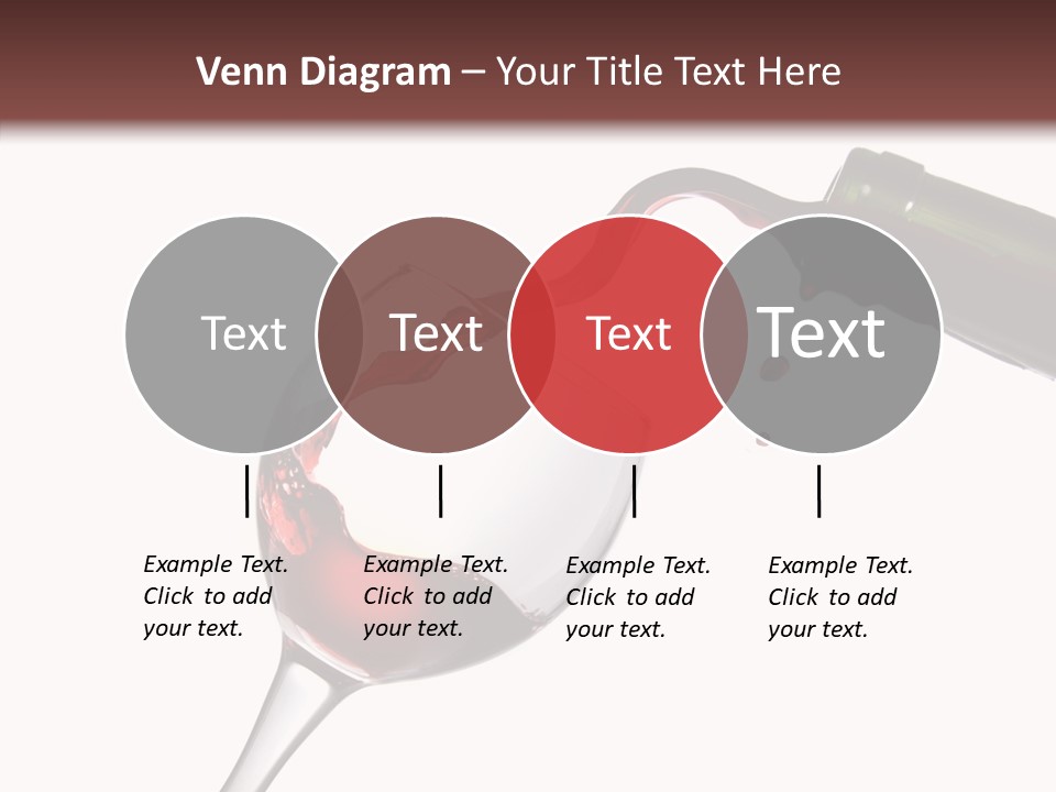 Beverage Background Wave PowerPoint Template