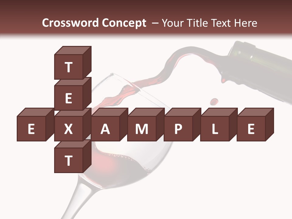 Beverage Background Wave PowerPoint Template