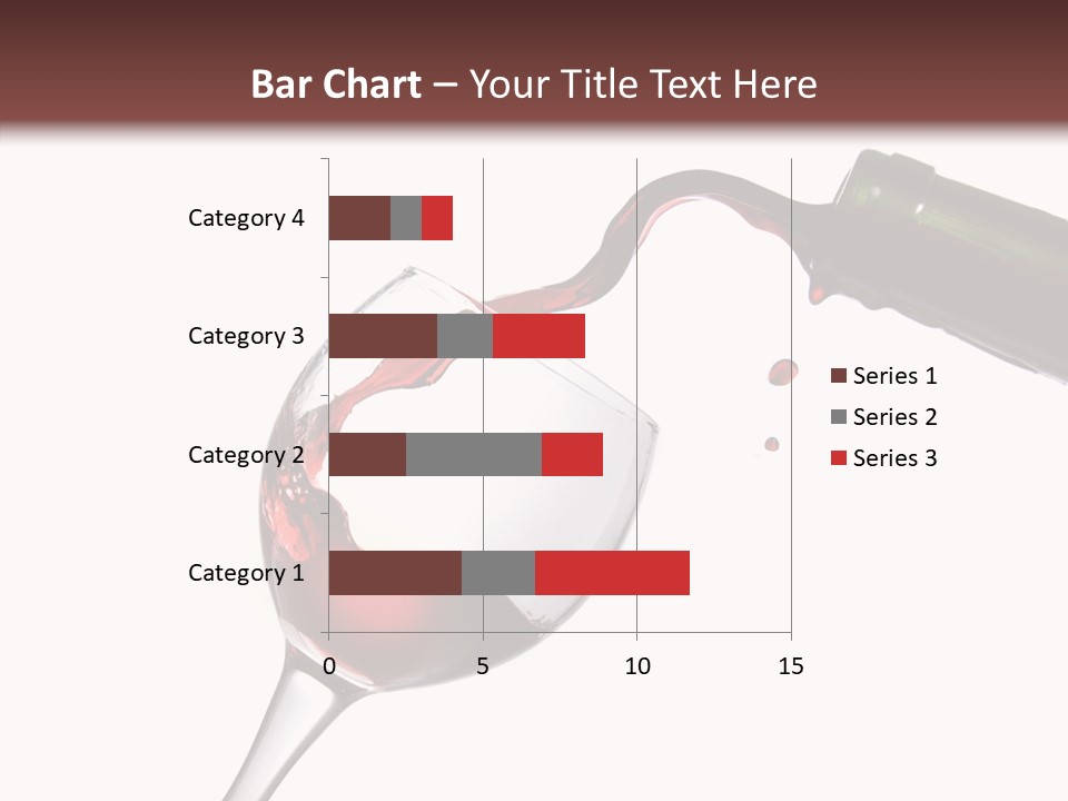 Beverage Background Wave PowerPoint Template