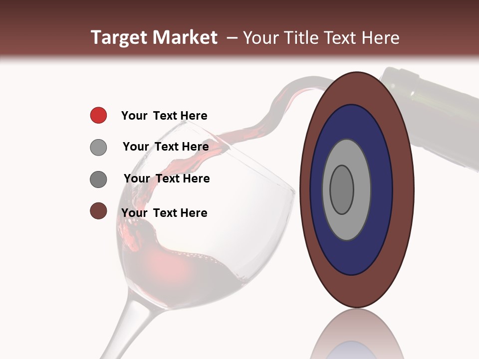 Beverage Background Wave PowerPoint Template