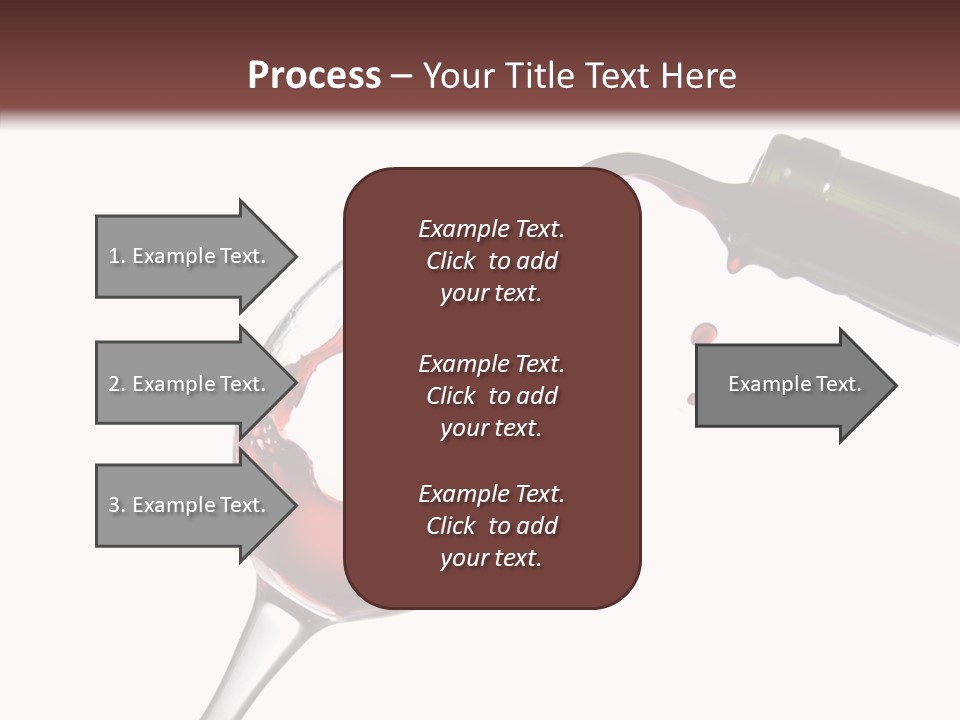 Beverage Background Wave PowerPoint Template