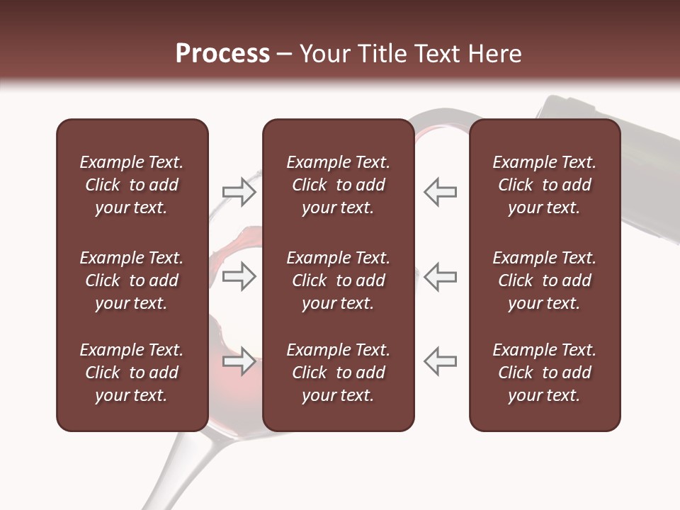 Beverage Background Wave PowerPoint Template