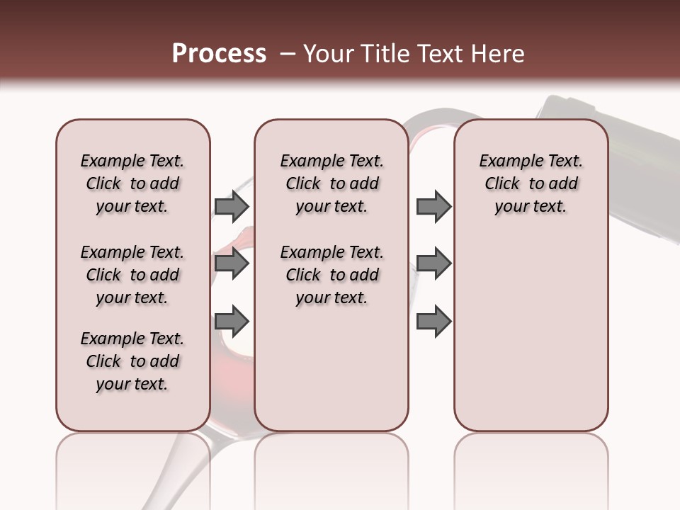 Beverage Background Wave PowerPoint Template