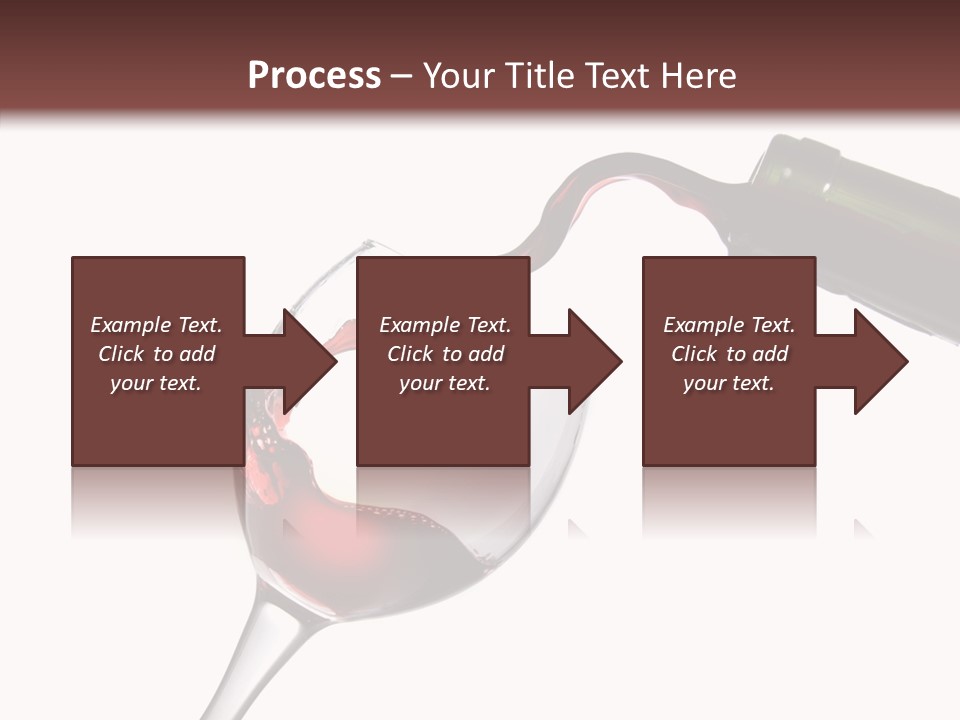 Beverage Background Wave PowerPoint Template