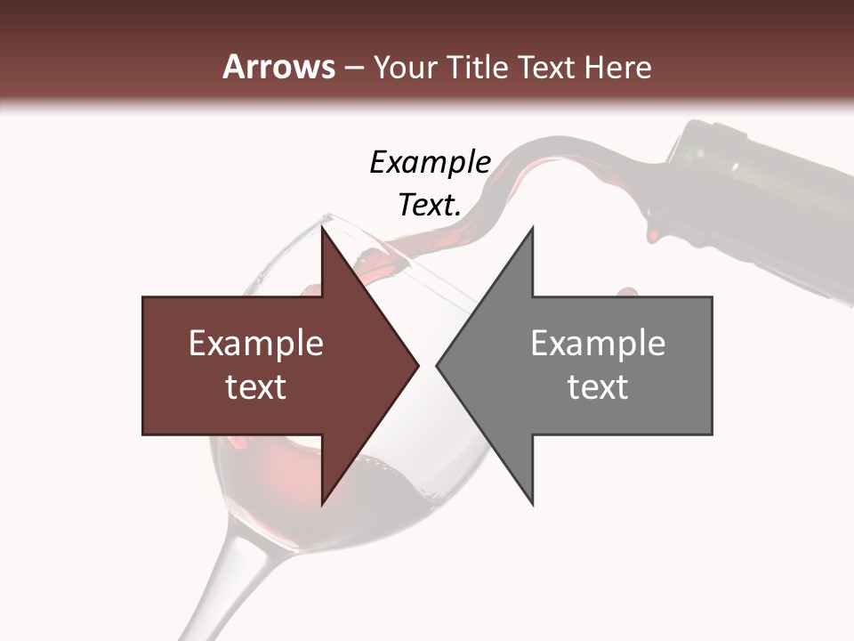 Beverage Background Wave PowerPoint Template