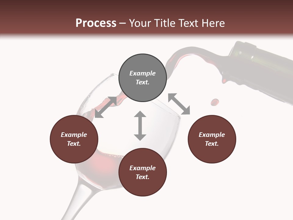 Beverage Background Wave PowerPoint Template