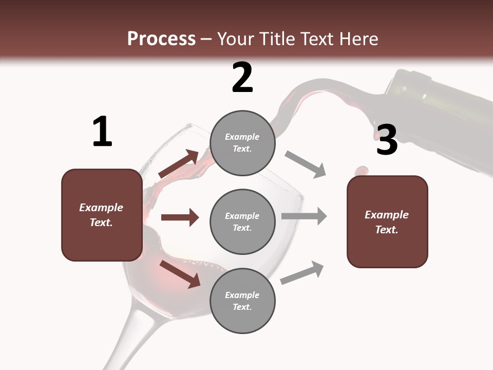 Beverage Background Wave PowerPoint Template