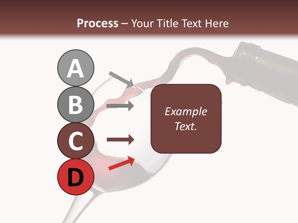 Beverage Background Wave PowerPoint Template