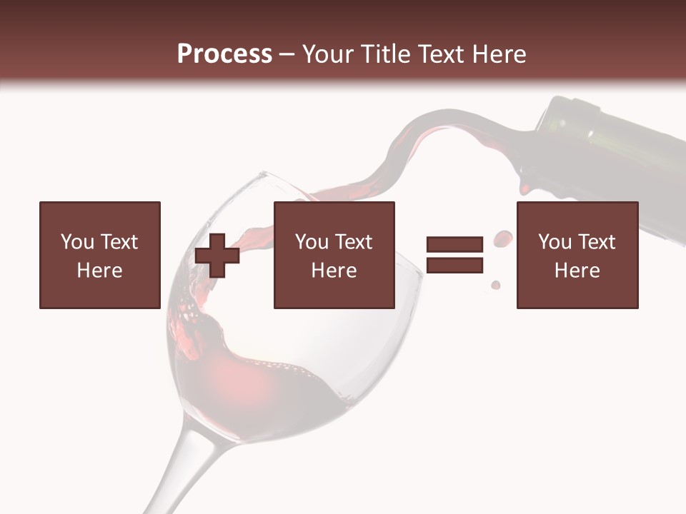 Beverage Background Wave PowerPoint Template