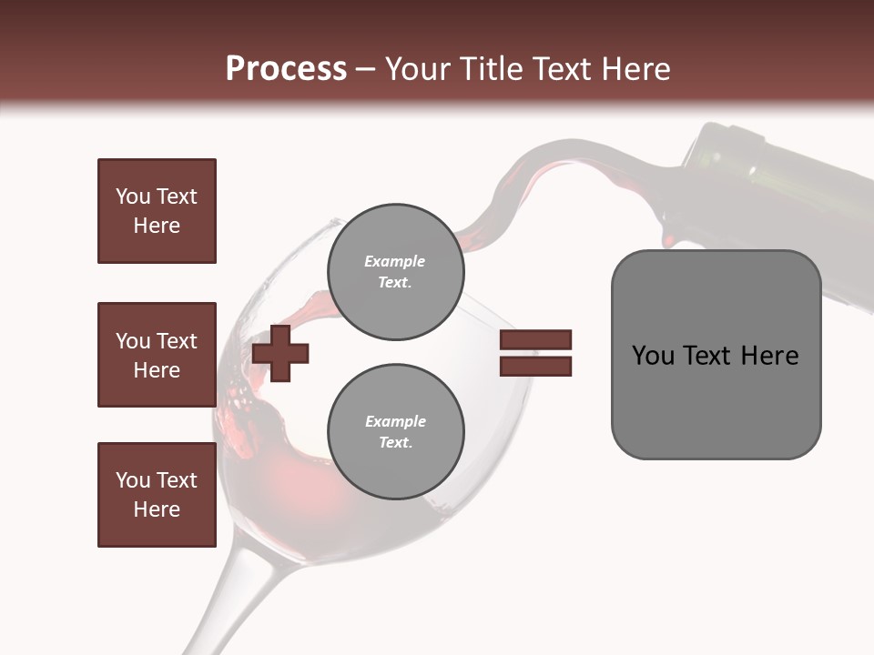 Beverage Background Wave PowerPoint Template